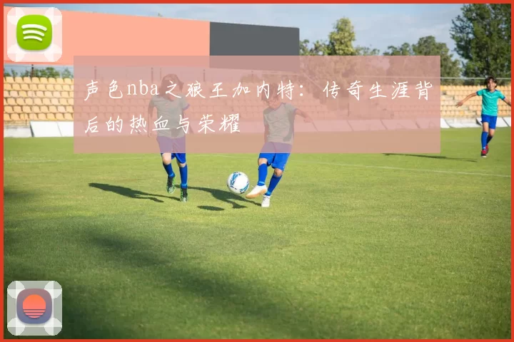 声色nba之狼王加内特：传奇生涯背后的热血与荣耀