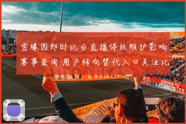 雪缘园即时比分直播停机维护影响赛事查询 用户转向替代入口关注比赛进程